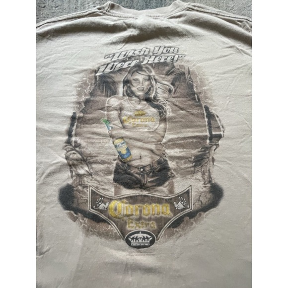 Corona Other - Vintage 2004 Corona‎ Extra "Wish You Were Here" T-Shirt XL Beer Promo Tee